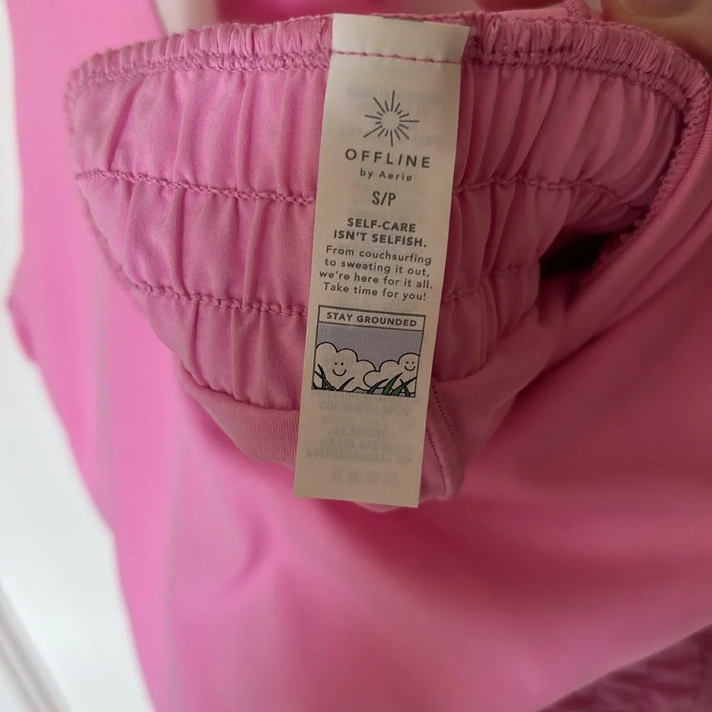 Aerie Offline Pink Romper - Picture 10 of 14